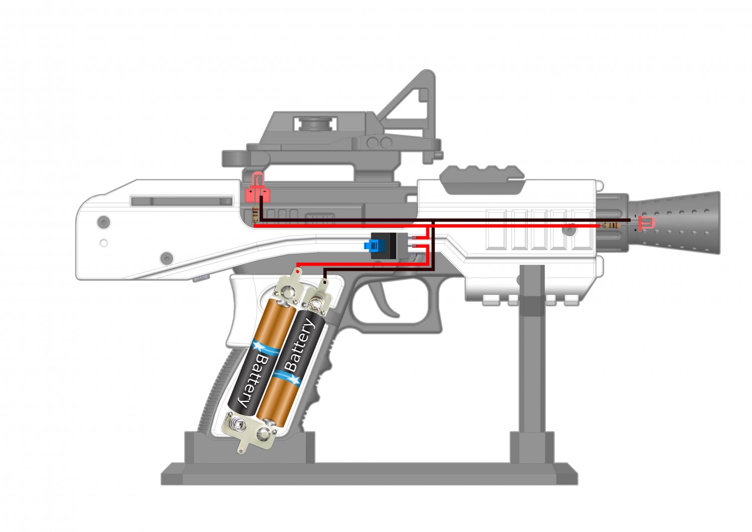 F-11D Blaster Rifle and SE44 Blaster - Star Wars Bundle - Printable s - STL  files 3D Print Model in Toys 3DExport