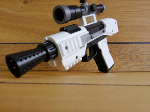 F-11D Blaster Rifle and SE44 Blaster - Star Wars Bundle - Printable s - STL files 3D Print Model