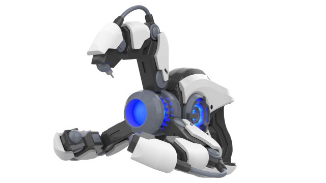 Symmetra Blaster - Overwatch - Printable - STL files 3D Принт Модель .c4d .max .obj .3ds .fbx .stl .blend 