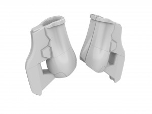 Tracer Arm Armor - Overwatch - Printable - STL files Model Cetak 3D