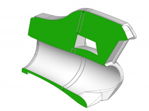 Tracer Arm Armor - Overwatch - Printable - STL files Model Cetak 3D