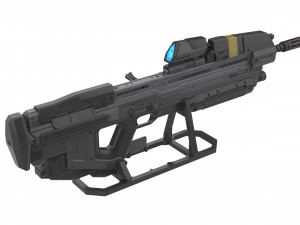 MA40 Assault Rifle - Halo - Printable - STL files 3D-printmodel