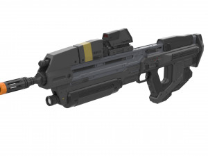 MA40 Assault Rifle - Halo - Printable - STL files 3D-printmodel