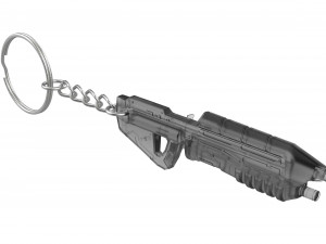 Keychain - MA5c Assault Rifle - Halo - Printable - STL files 3D Print Model