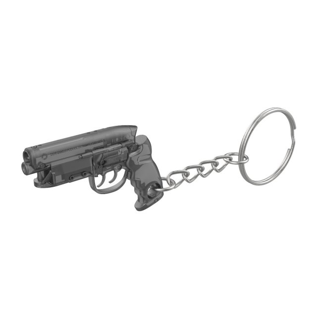 Keychain - Deckards Blaster - BladeRunner - Printable - STL files 3D-printmodel .c4d .max .obj .3ds .fbx .stl .blend 