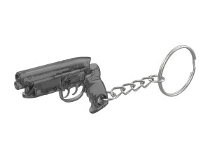 Keychain - Deckards Blaster - BladeRunner - Printable - STL files 3D Print Model