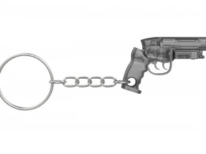 Keychain - Deckards Blaster - BladeRunner - Printable - STL files 3D Print Model