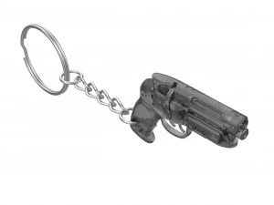 Keychain - Deckards Blaster - BladeRunner - Printable - STL files 3D Print Model