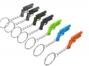 Keychain - Deckards Blaster - BladeRunner - Printable - STL files 3D-printmodel