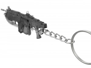 Keychain - Lancer - Gears of War - Printable - STL files Model do druku 3D