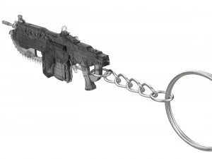 Keychain - Lancer - Gears of War - Printable - STL files 3D Print Model