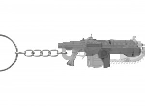 Keychain - Lancer - Gears of War - Printable - STL files Model do druku 3D