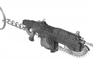 Keychain - Lancer - Gears of War - Printable - STL files Model do druku 3D
