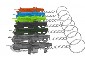 Keychain - Lancer - Gears of War - Printable - STL files 3D Print Model
