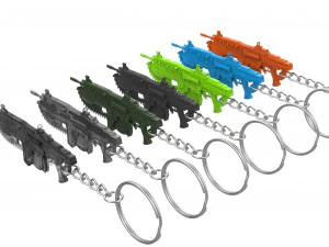 Keychain - Lancer - Gears of War - Printable - STL files 3D Print Model