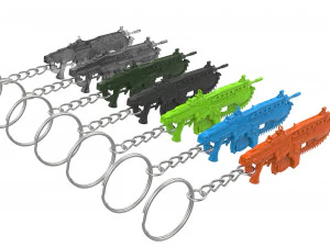 Keychain - Lancer - Gears of War - Printable - STL files 3D Print Model