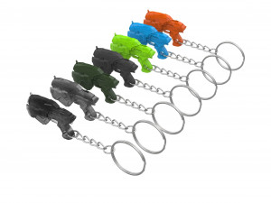 Keychain - Snub Pistol - Gears of War - Printable - STL files 3D Print Model