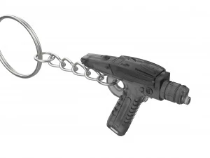 Keychain - Phaser Discovery - Star Trek - Printable - STL files 3D Print Model