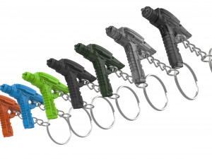 Keychain - Phaser Discovery - Star Trek - Printable - STL files 3D Принт Модель