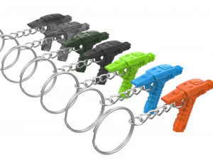 Keychain - Phaser Discovery - Star Trek - Printable - STL files 3D Print Model