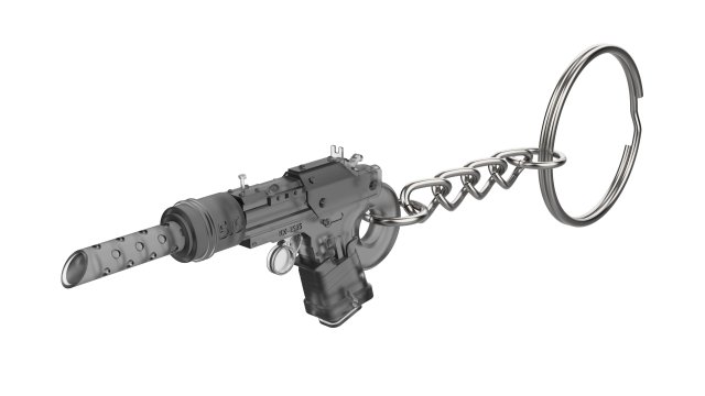 Keychain - ABSATZ-2 - Atomic Heart - Printable - STL file Model Cetak 3D .c4d .max .obj .3ds .fbx .stl .blend 