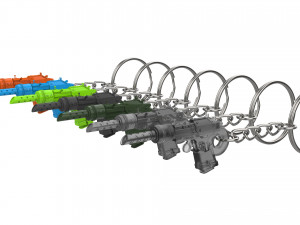 Keychain - ABSATZ-2 - Atomic Heart - Printable - STL file Model Cetak 3D