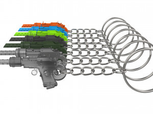 Keychain - ABSATZ-2 - Atomic Heart - Printable - STL file Model Cetak 3D
