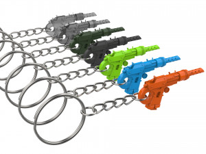 Keychain - ABSATZ-2 - Atomic Heart - Printable - STL file Model Cetak 3D