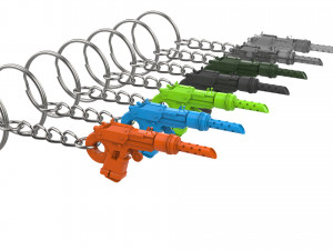 Keychain - ABSATZ-2 - Atomic Heart - Printable - STL file Model Cetak 3D