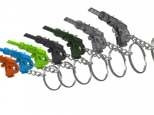 Keychain - ABSATZ-2 - Atomic Heart - Printable - STL file Model Cetak 3D