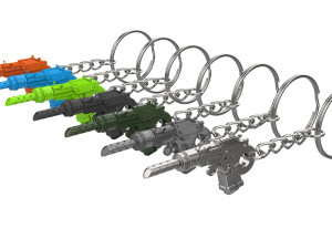 Keychain - ABSATZ-2 - Atomic Heart - Printable - STL file Model Cetak 3D