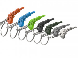 Keychain - ABSATZ-2 - Atomic Heart - Printable - STL file Model Cetak 3D