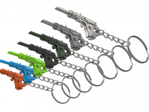 Keychain - ABSATZ-2 - Atomic Heart - Printable - STL file 3D Print Model
