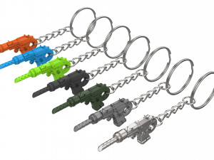 Keychain - ABSATZ-2 - Atomic Heart - Printable - STL file Model Cetak 3D