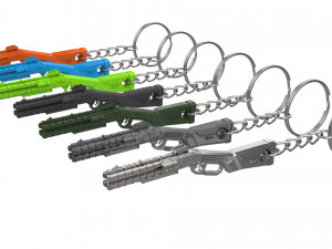Keychain - Peacekeeper - APEX - Printable - STL files Model Cetak 3D