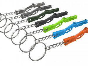 Keychain - Peacekeeper - APEX - Printable - STL files Model Cetak 3D