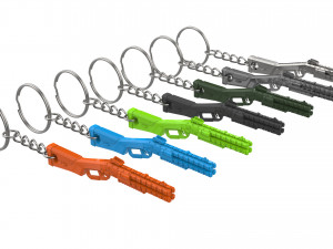 Keychain - Peacekeeper - APEX - Printable - STL files Model Cetak 3D