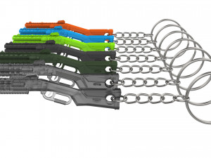 Keychain - Peacekeeper - APEX - Printable - STL files Model Cetak 3D