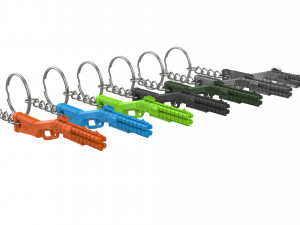 Keychain - Peacekeeper - APEX - Printable - STL files Model Cetak 3D