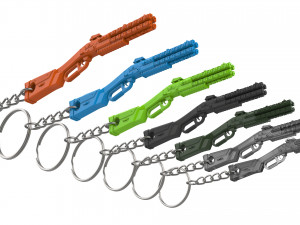 Keychain - Peacekeeper - APEX - Printable - STL files Model Cetak 3D