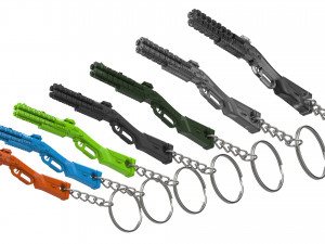 Keychain - Peacekeeper - APEX - Printable - STL files Model Cetak 3D