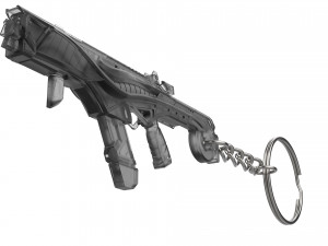 Keychain - R-99 Cutting Edge - APEX - Printable - STL files 3D Print Model