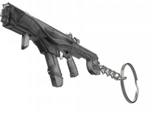 Keychain - R-99 Cutting Edge - APEX - Printable - STL files 3D Print Model