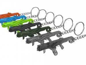 Keychain - R-99 Cutting Edge - APEX - Printable - STL files 3D Print Model