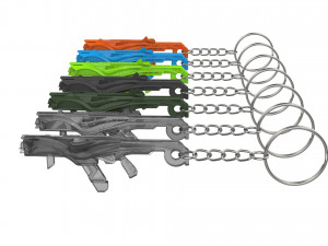 Keychain - R-99 Cutting Edge - APEX - Printable - STL files 3D Print Model