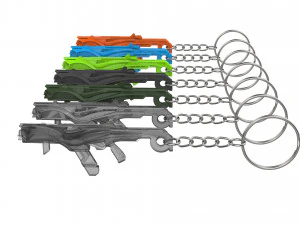 Keychain - R-99 Cutting Edge - APEX - Printable - STL files 3D Print Model
