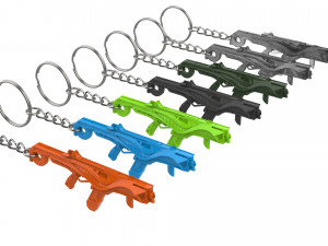 Keychain - R-99 Cutting Edge - APEX - Printable - STL files 3D Print Model
