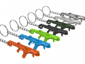 Keychain - R-99 Cutting Edge - APEX - Printable - STL files 3D Print Model