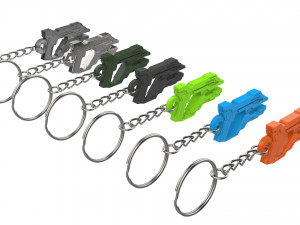 Keychain - Asuran Replicator Stunner - Stargate - Printable - STL files 3D-printmodel