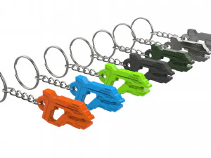 Keychain - Asuran Replicator Stunner - Stargate - Printable - STL files 3D Print Model
